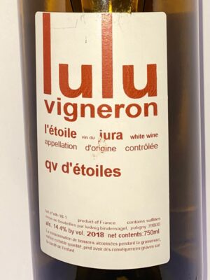 QV d'étoiles 2018 • Lulu vigneron